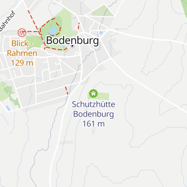 Map of Schutzhütte Bodenburg