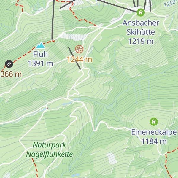 Map of Oberlanzenbachalpe