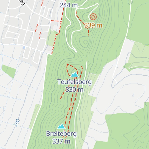 Map of Teufelsberg