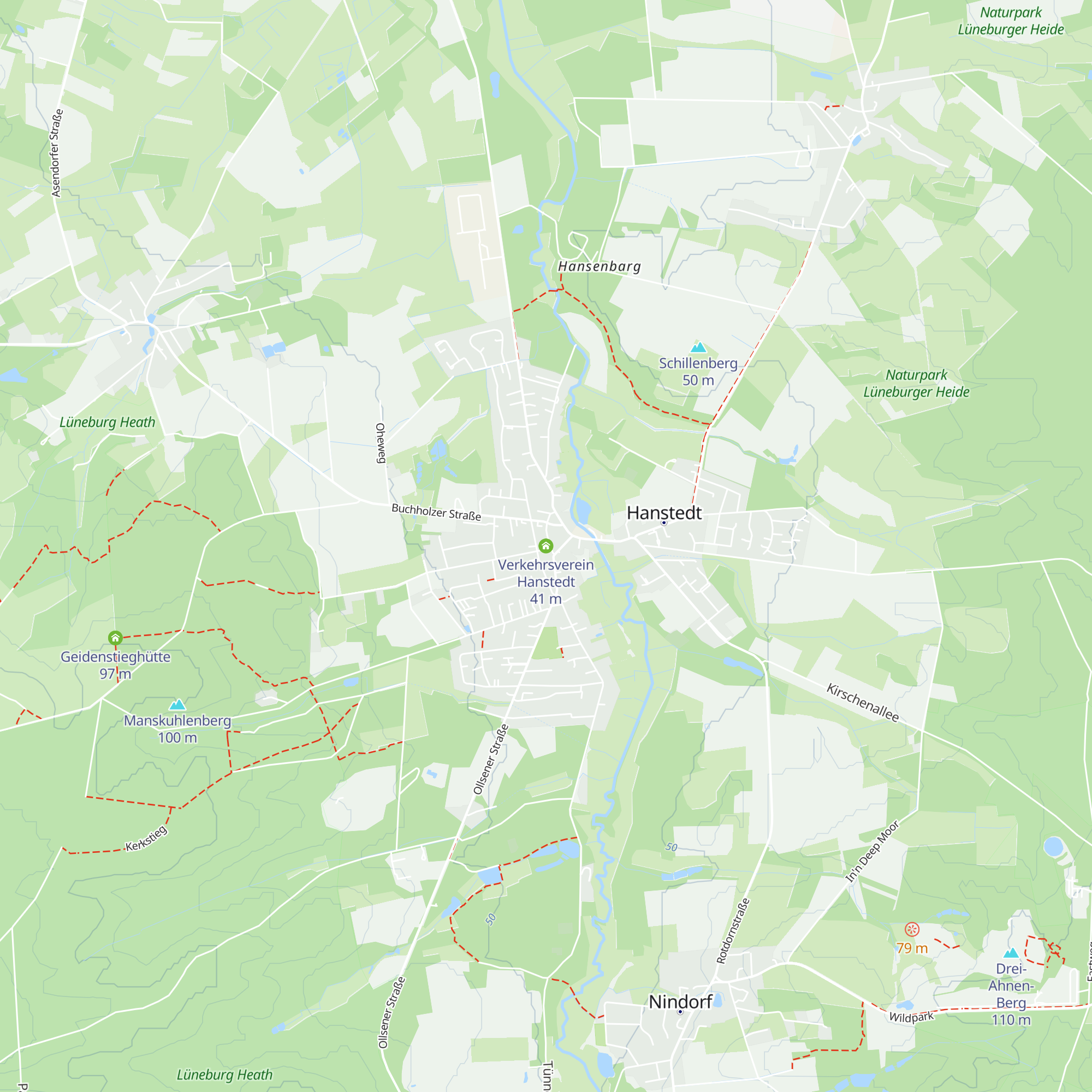 Verkehrsverein Hanstedt map