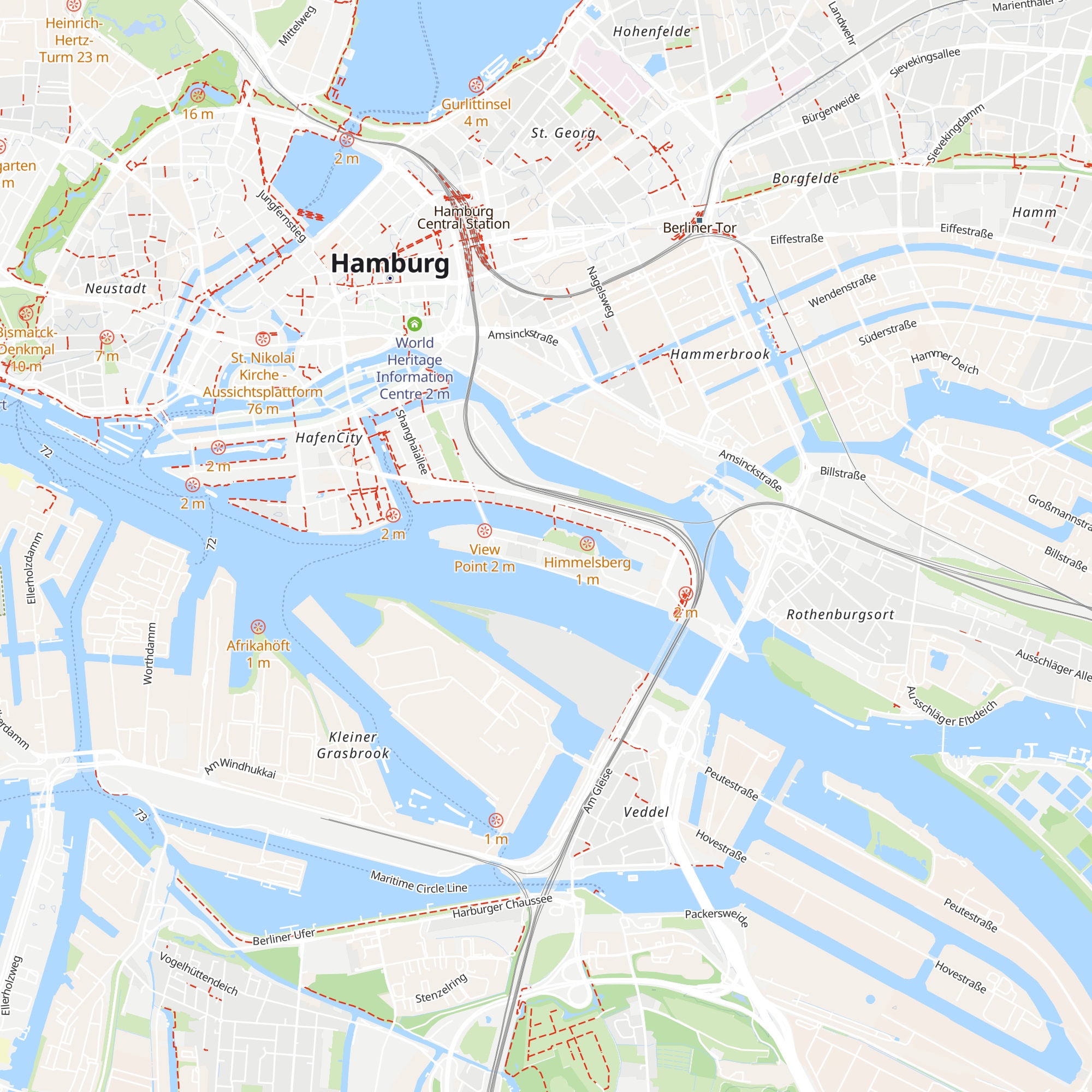 Hafen.City.Horizonte map