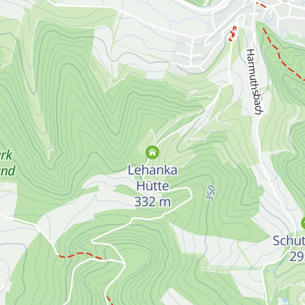 Map of Lehanka Hütte