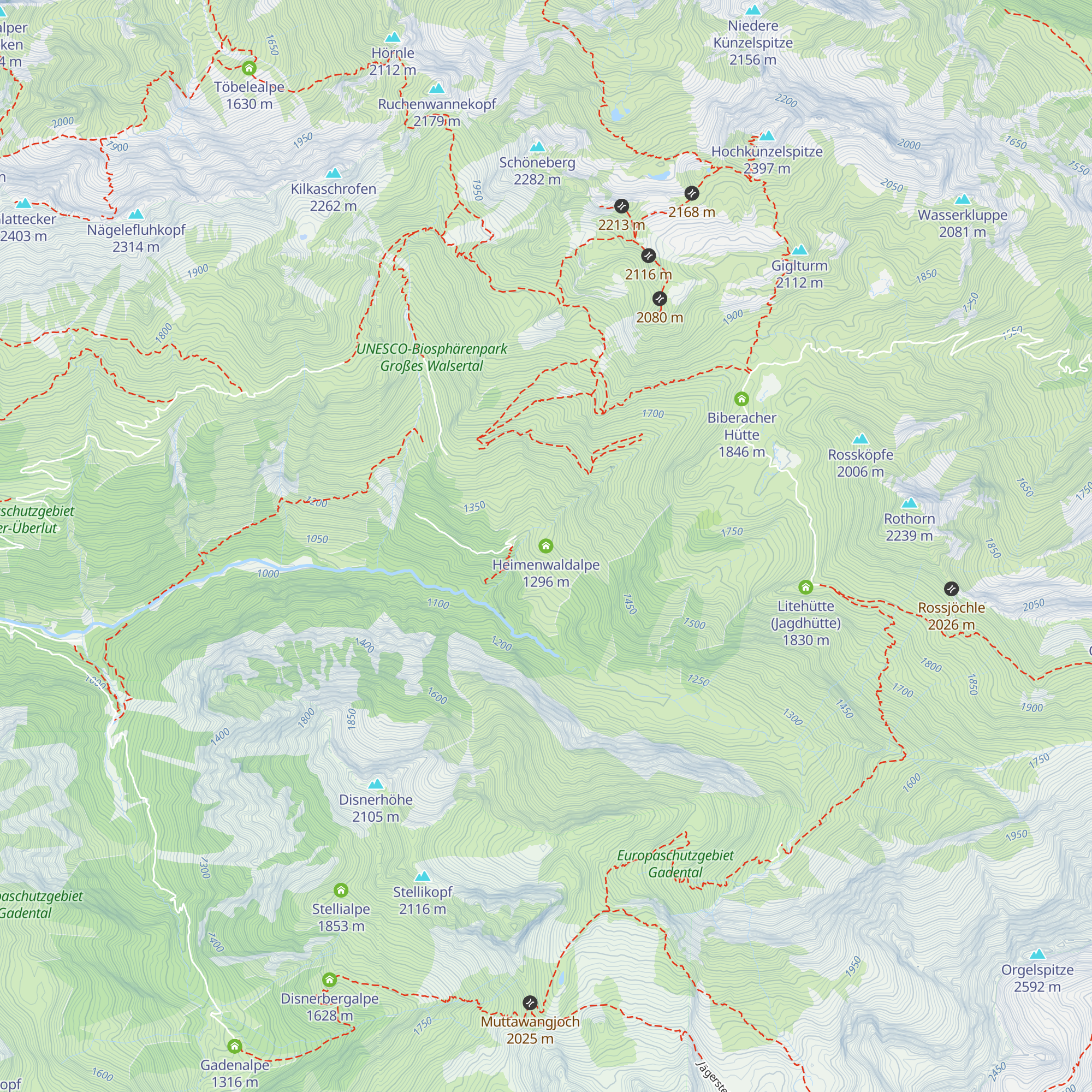 Heimenwaldalpe map