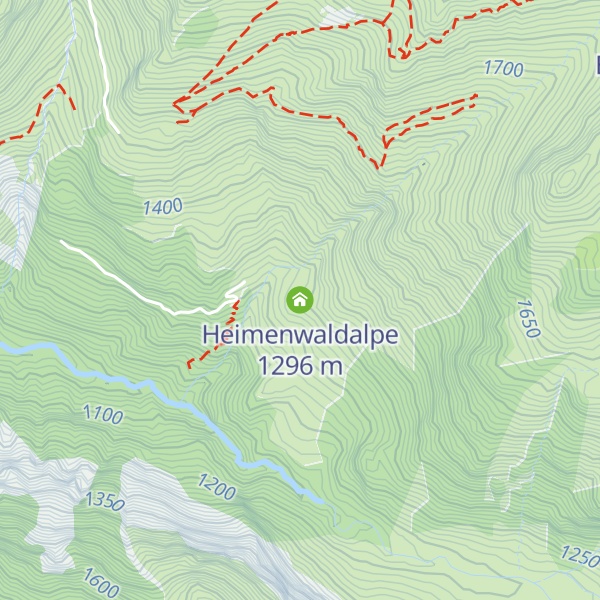 Map of Heimenwaldalpe