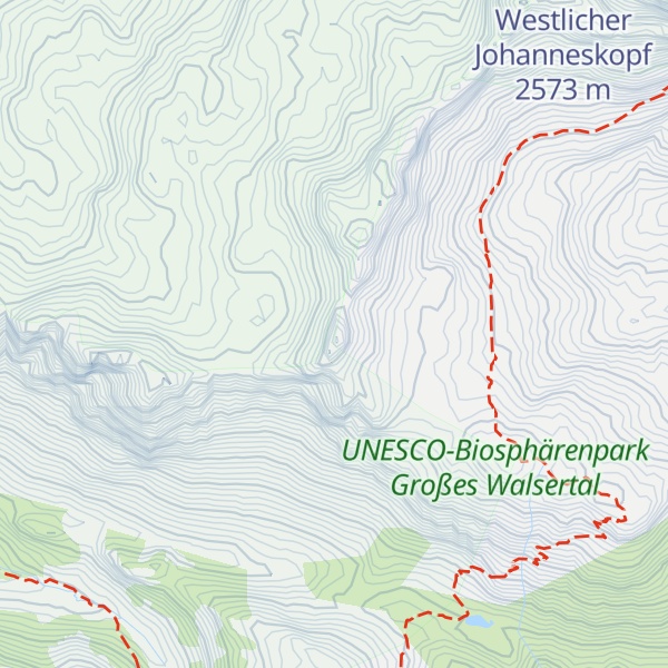 Map of Hirschenspitze