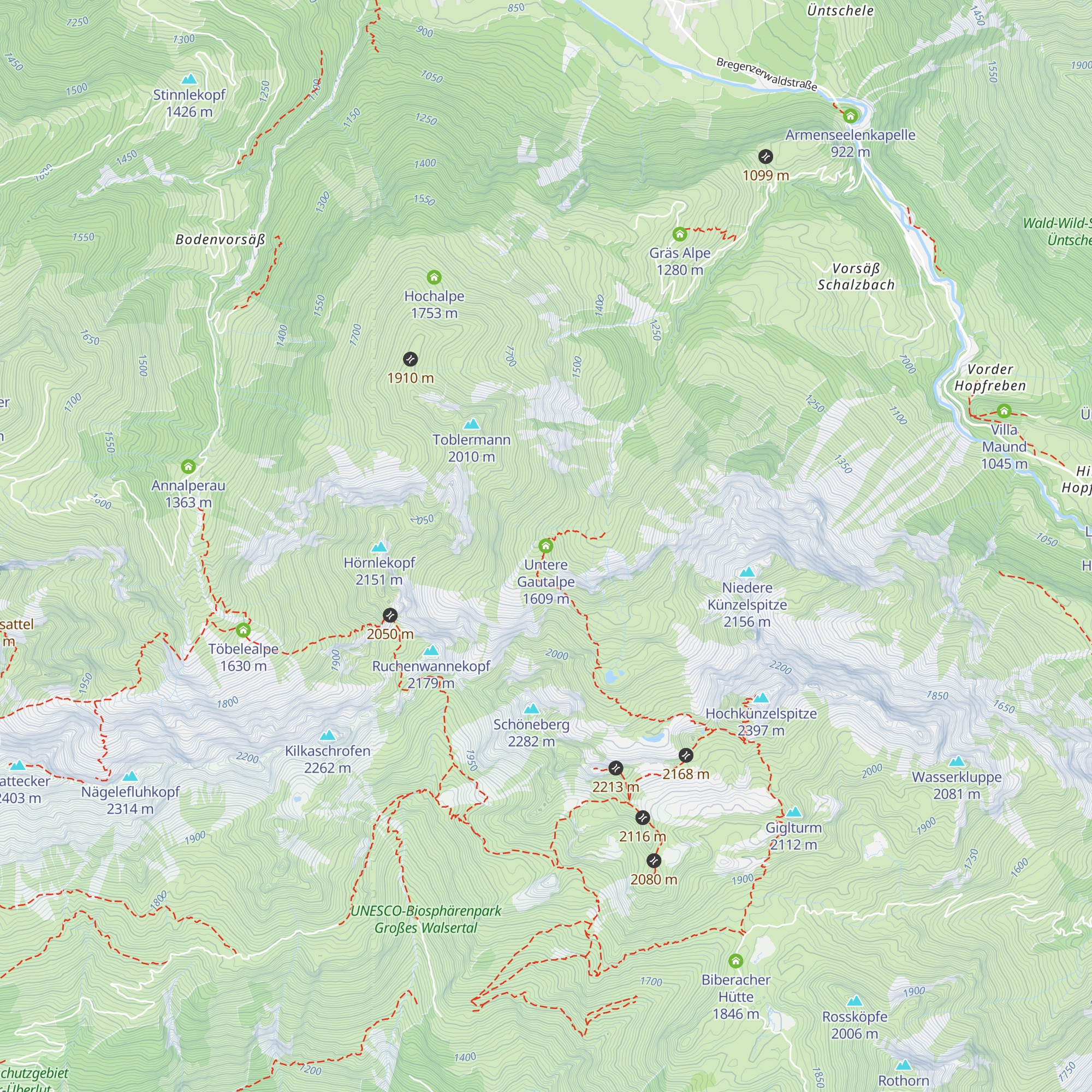 Untere Gautalpe map