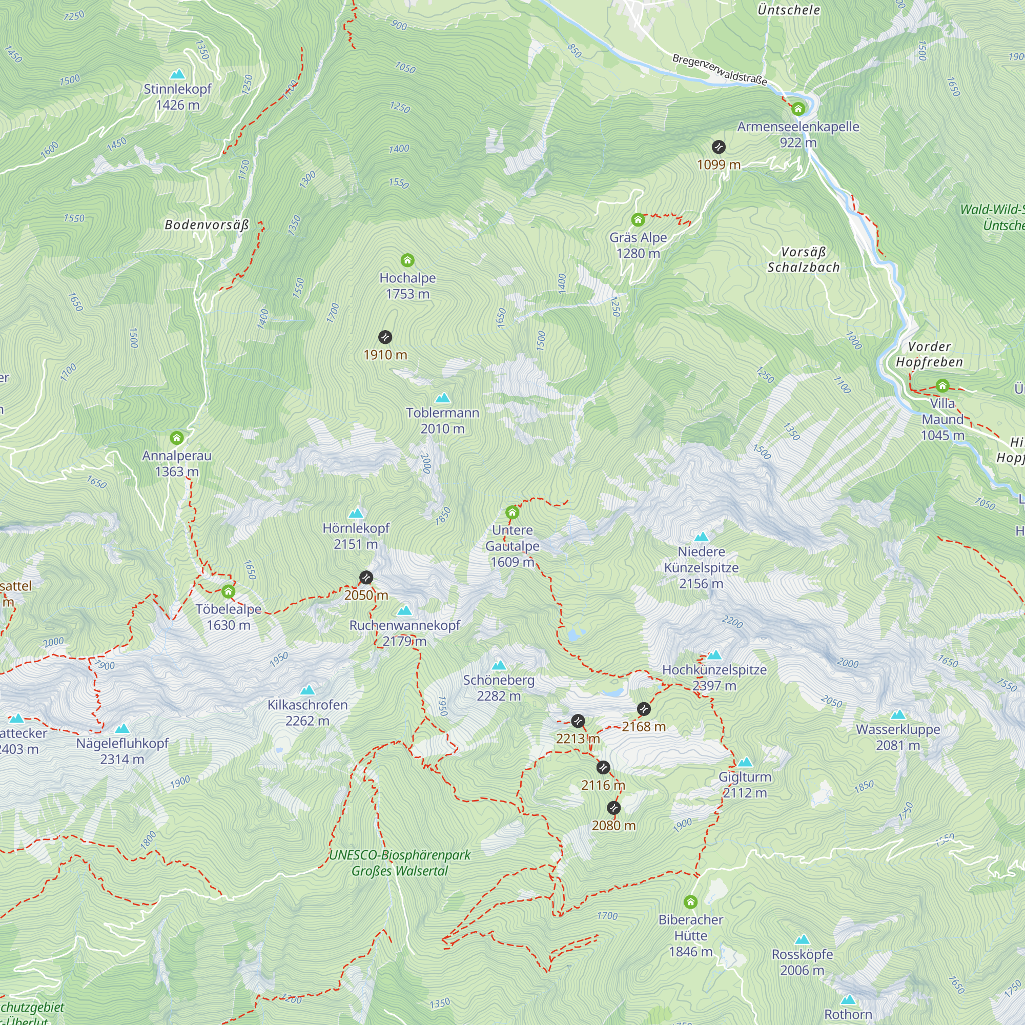 Untere Gautalpe map