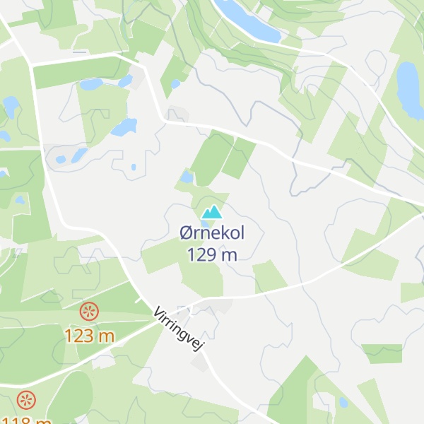 Map of Ørnekol