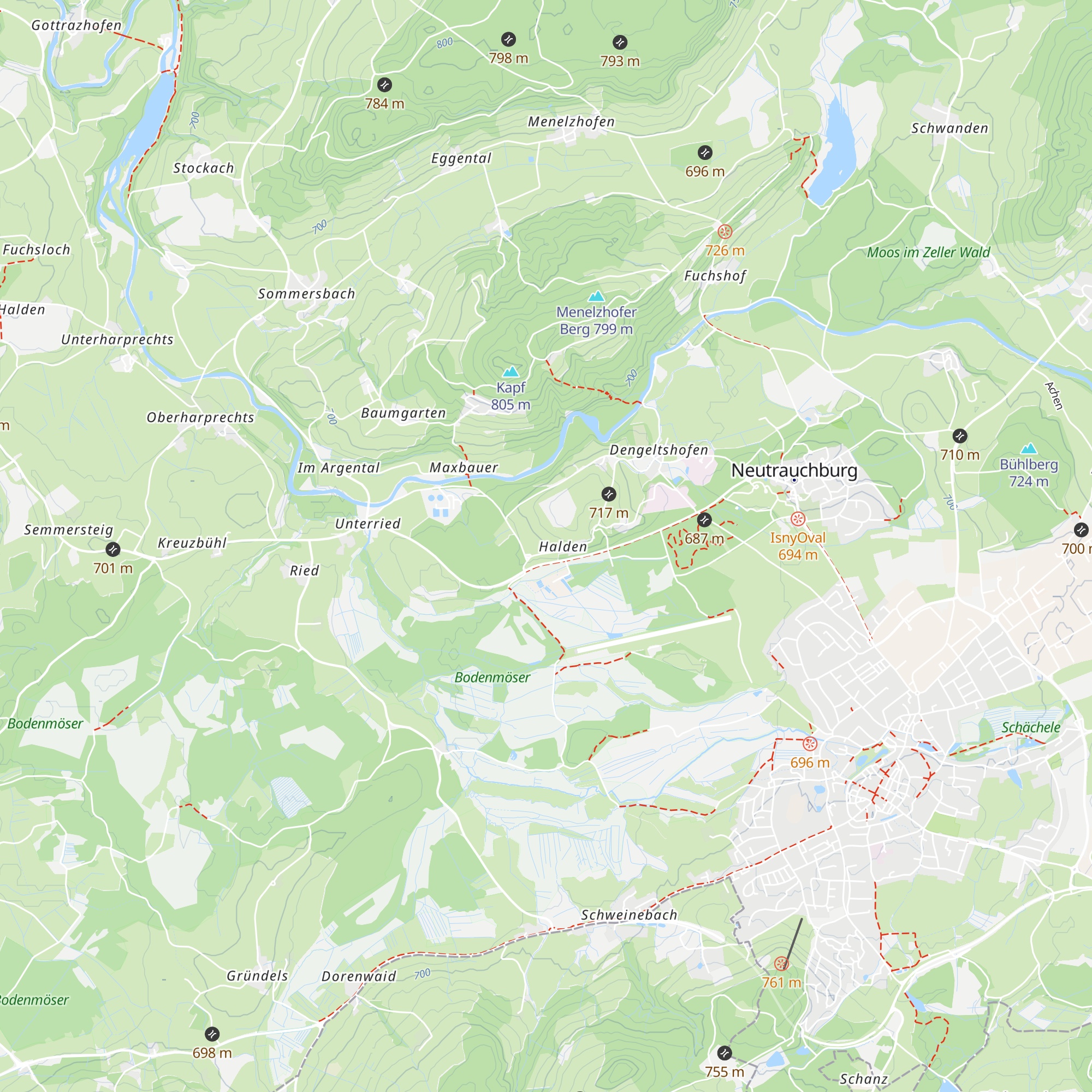 Berggasthof Haldenhof map