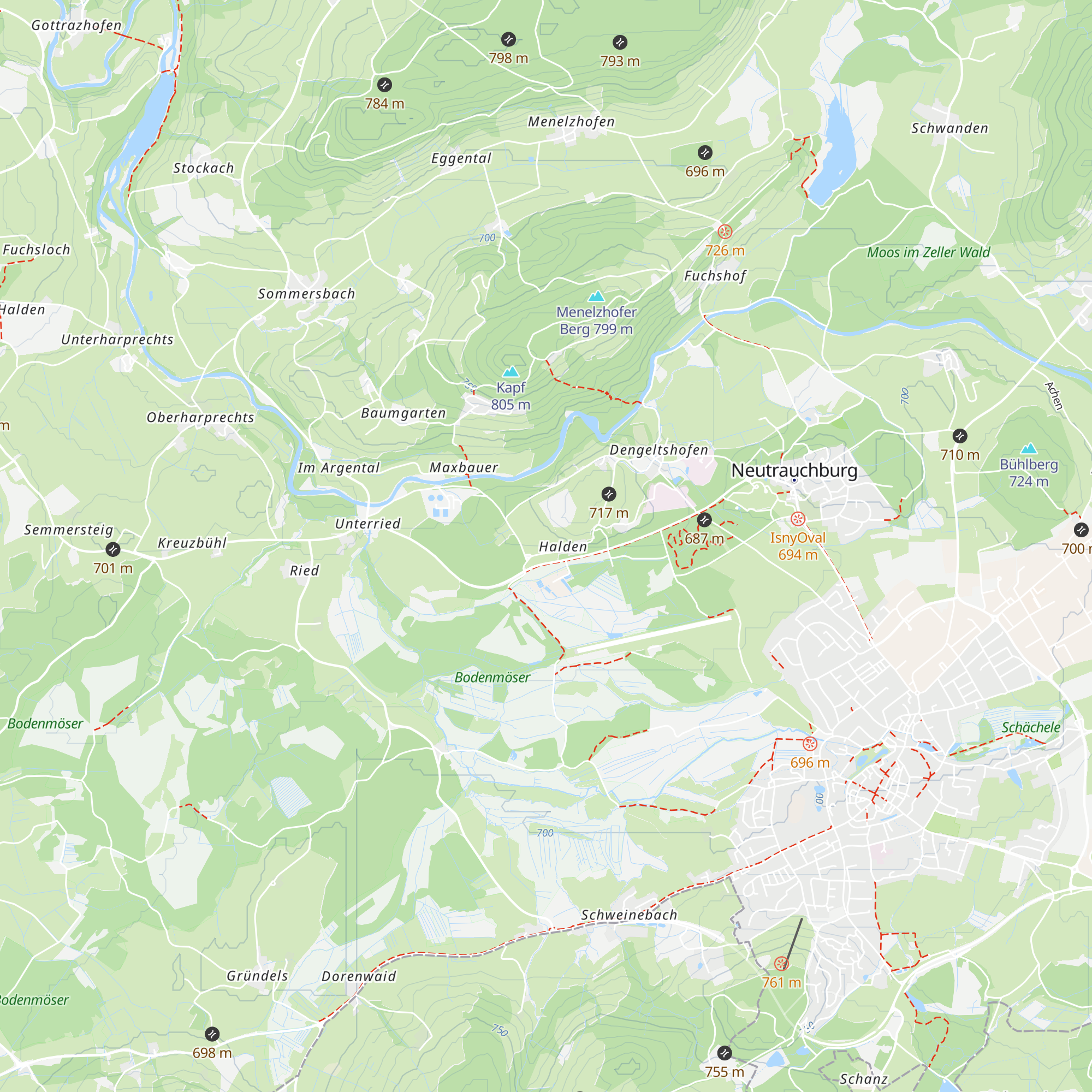 Berggasthof Haldenhof map