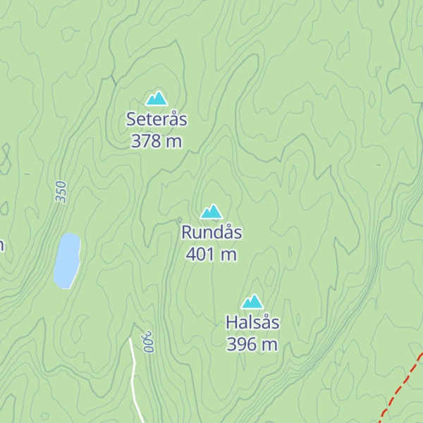 Map of Rundås
