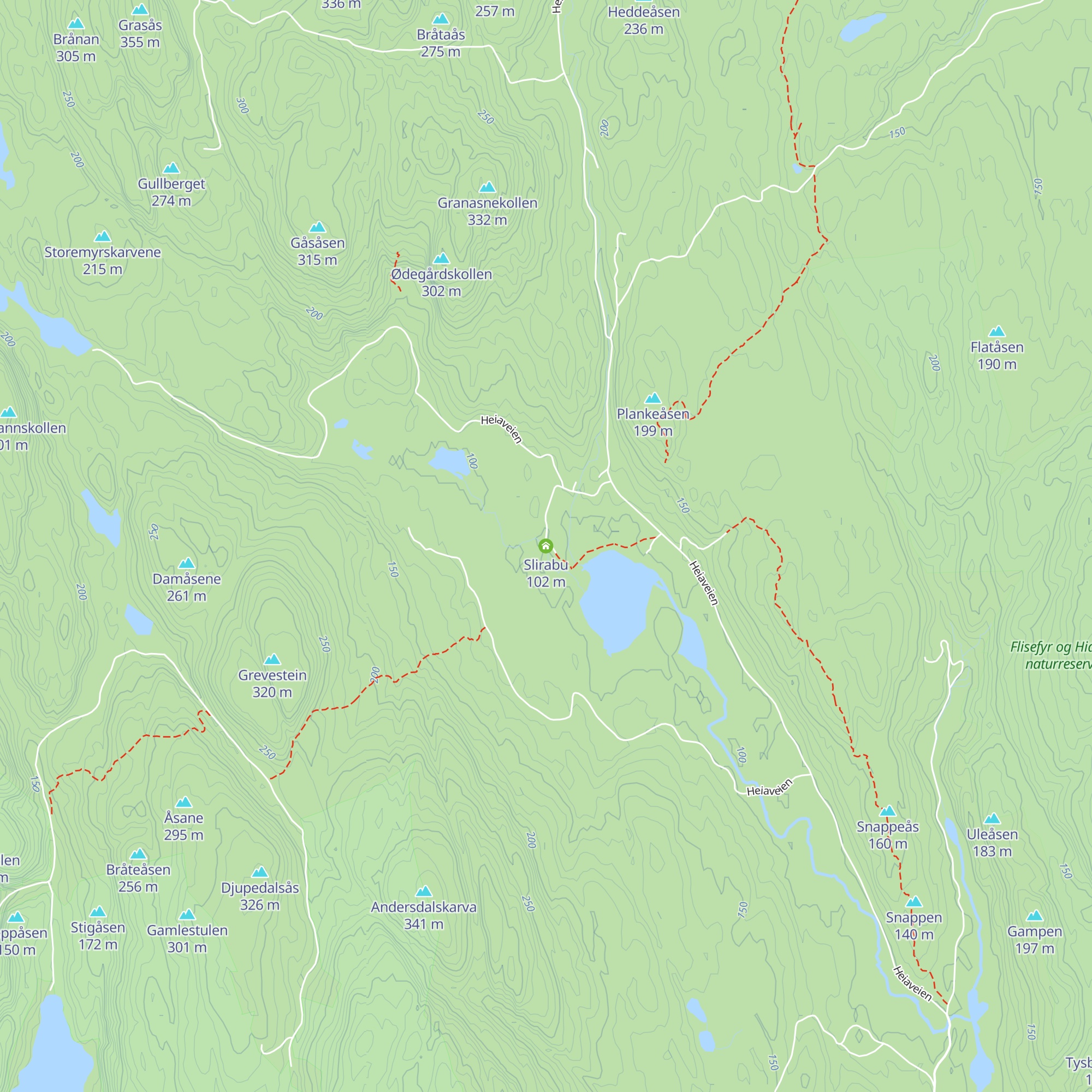 Slirabu map