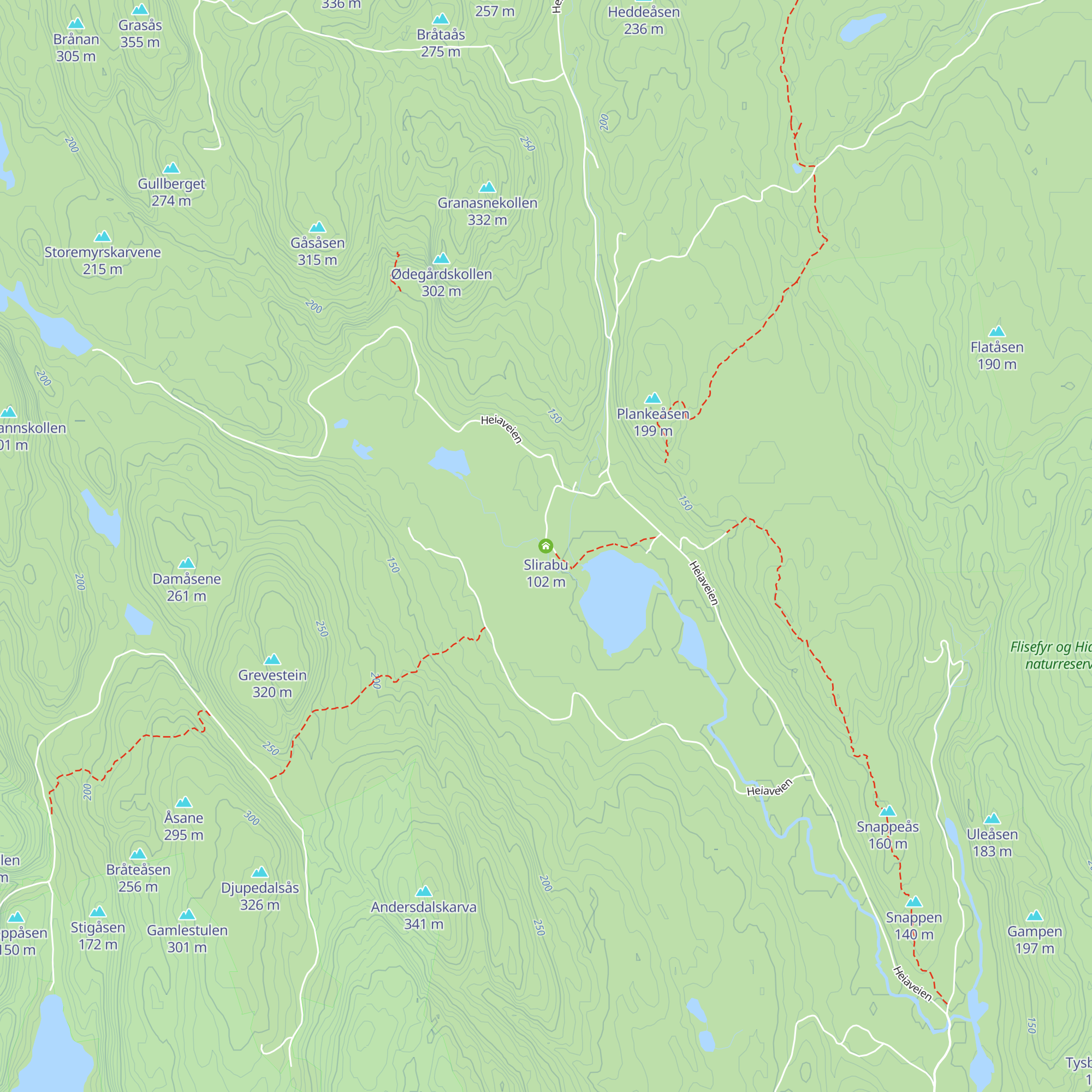 Slirabu map