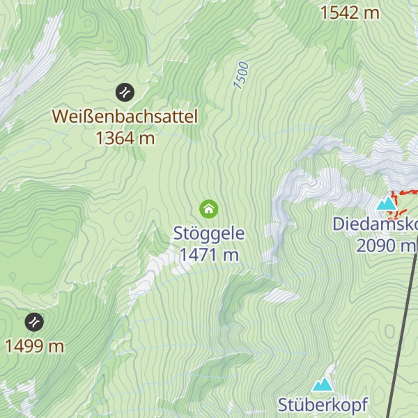 Map of Stöggele