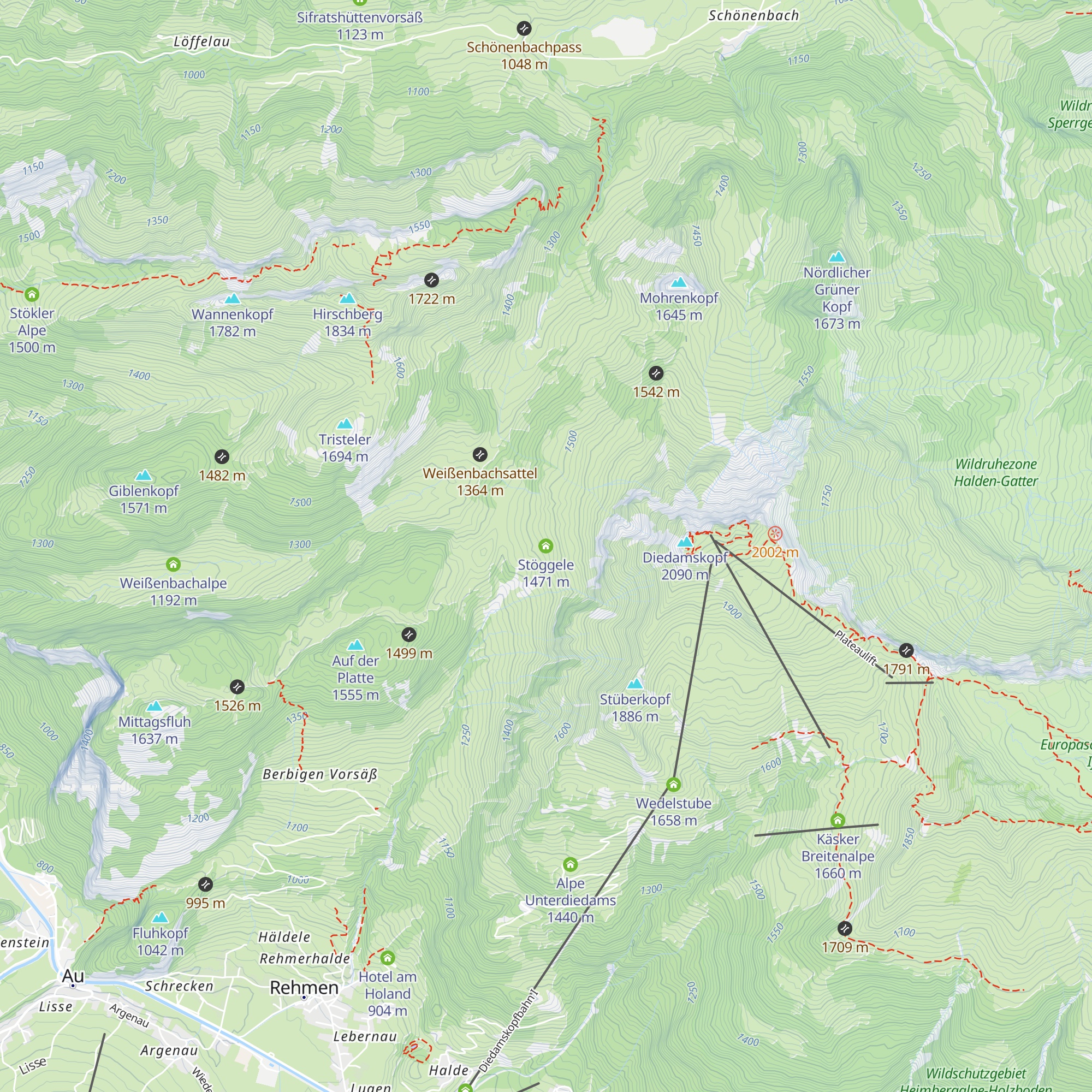 Stöggele map