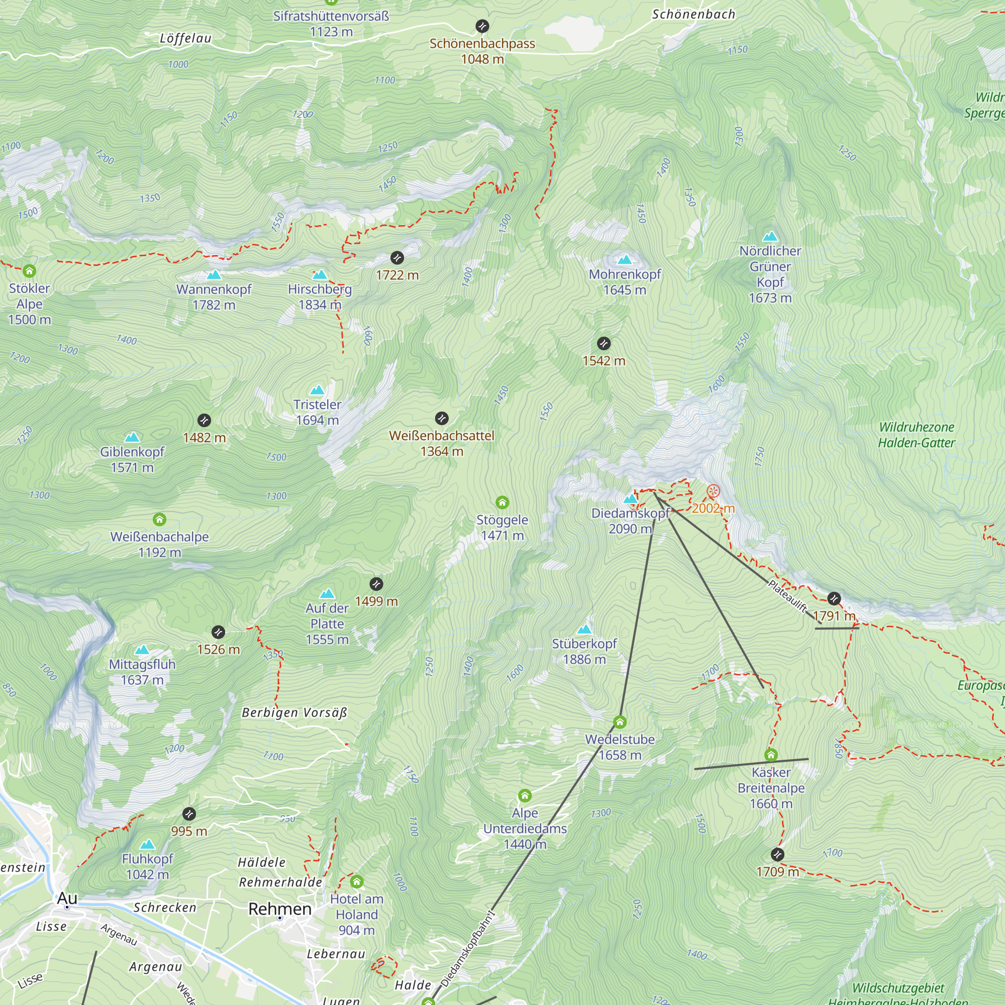 Stöggele map