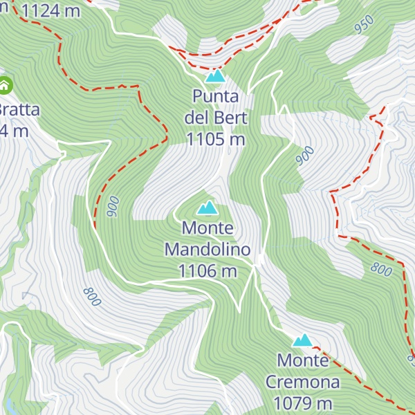 Map of Monte Mandolino