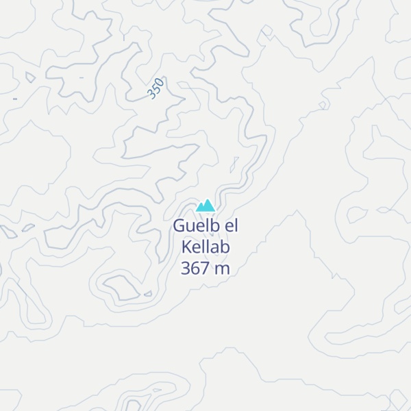 Map of Guelb el Kellab