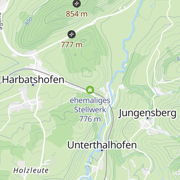 Map of ehemaliges Stellwerk