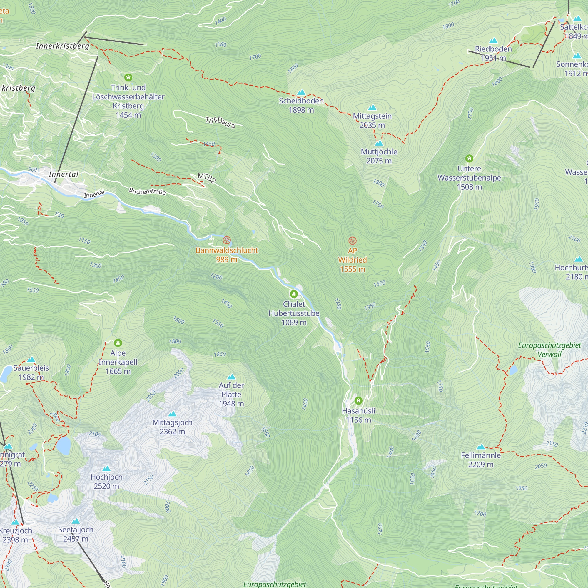 Chalet Hubertusstube map
