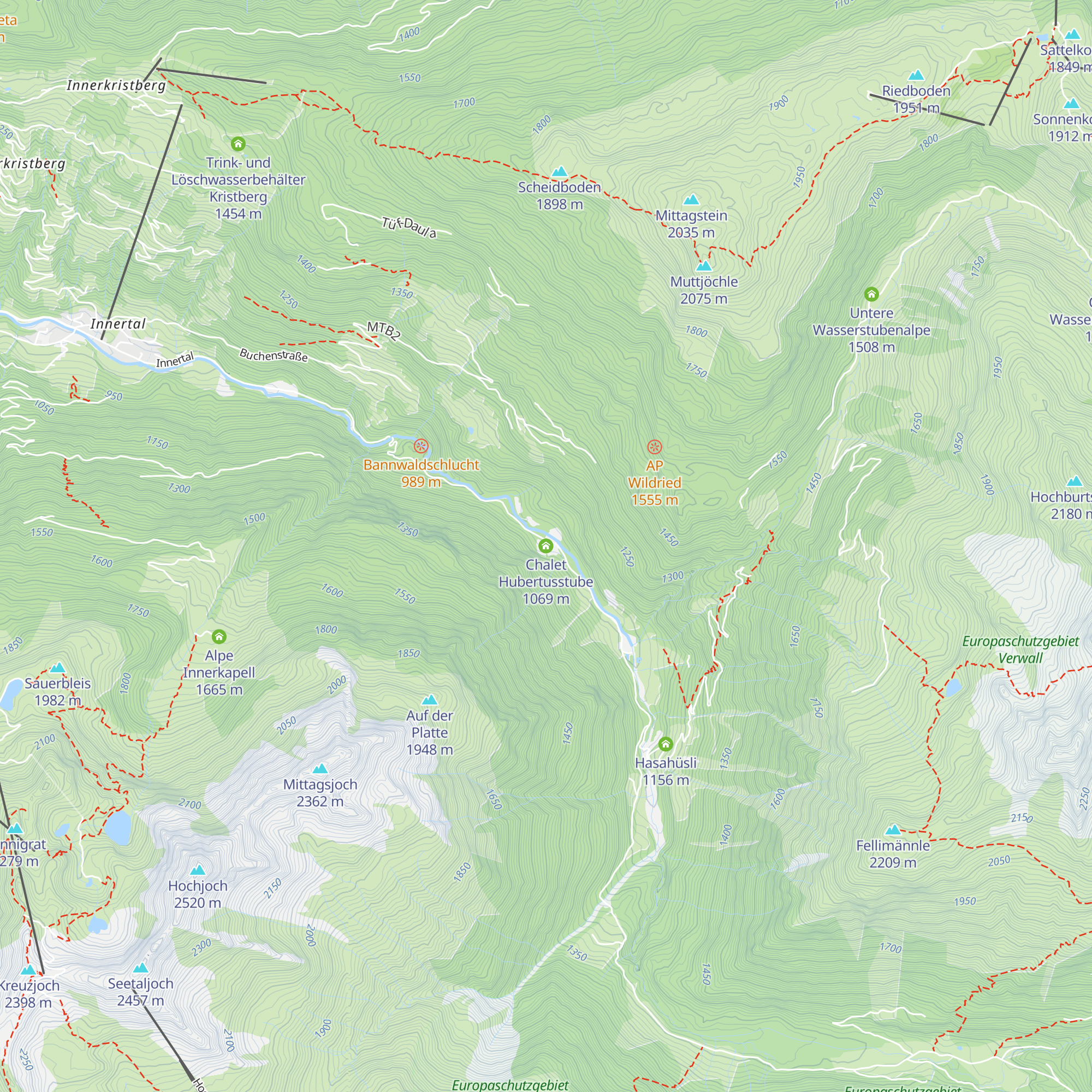 Chalet Hubertusstube map