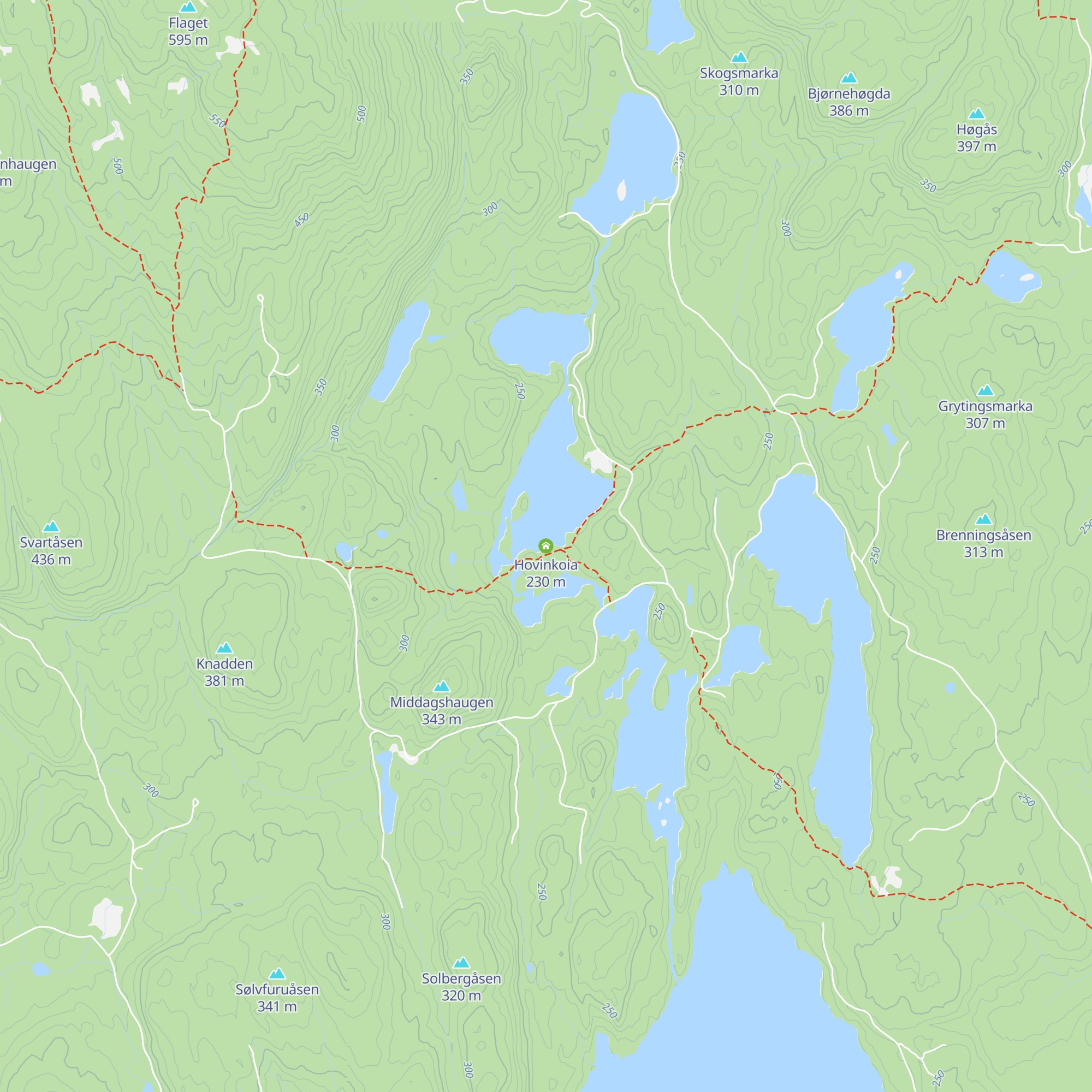 Hovinkoia map