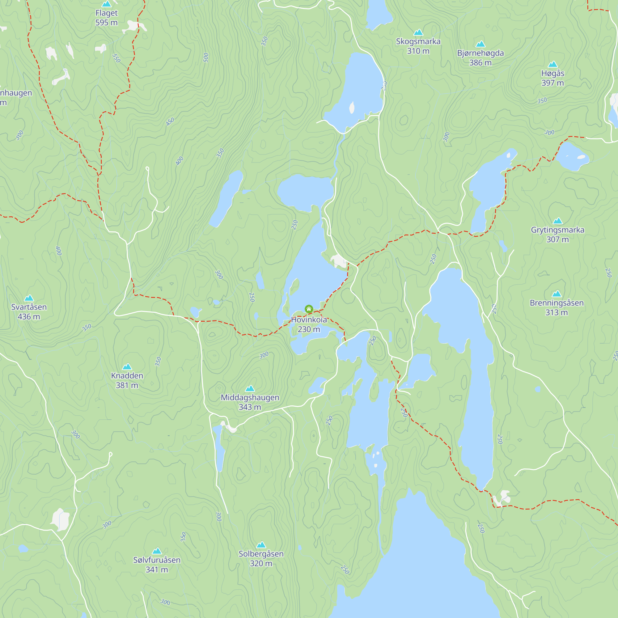 Hovinkoia map