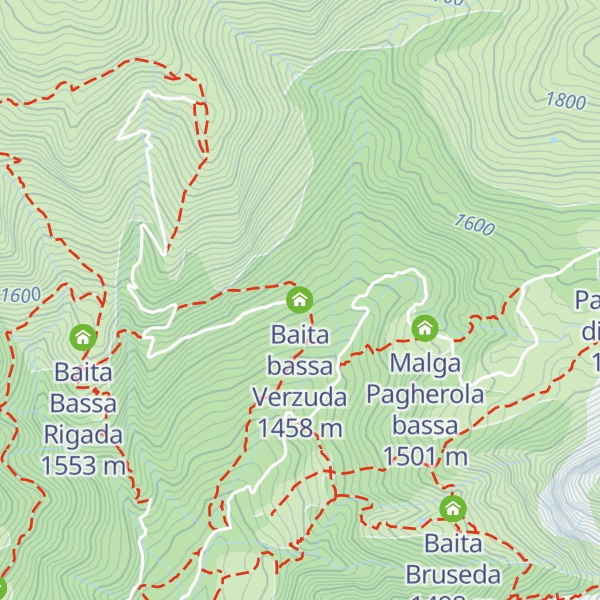 Map of Baita bassa Verzuda