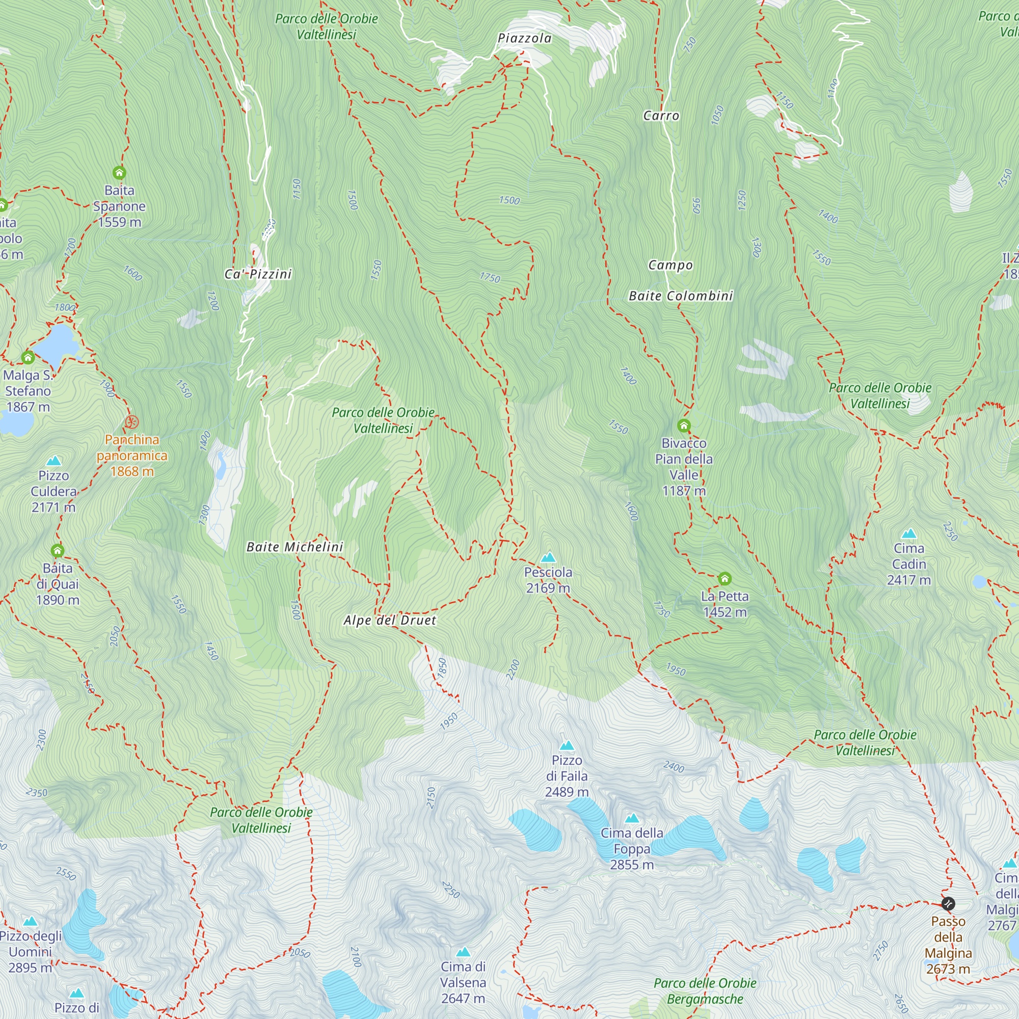 Rifugio Pesciöla map