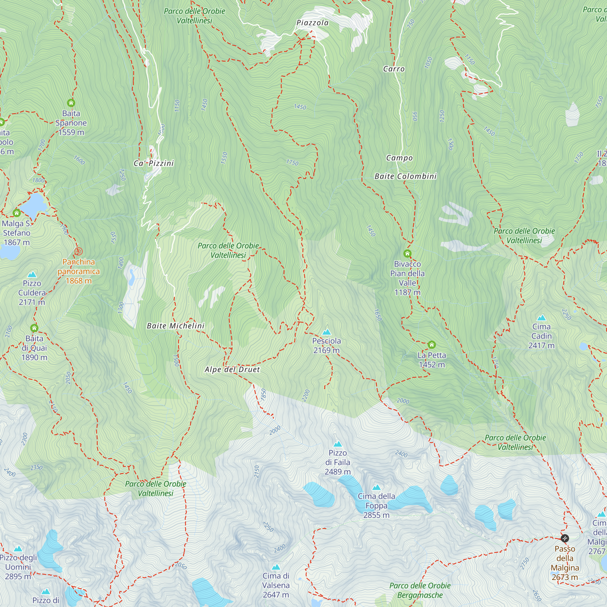 Rifugio Pesciöla map