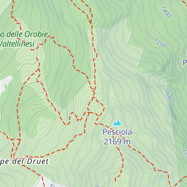 Map of Rifugio Pesciöla