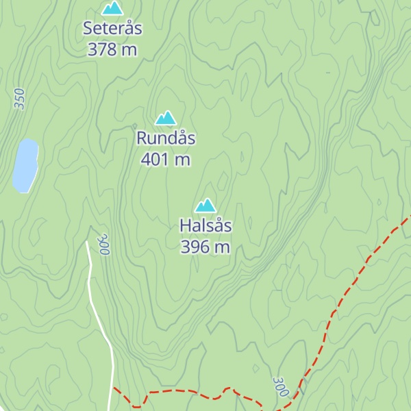Map of Halsås