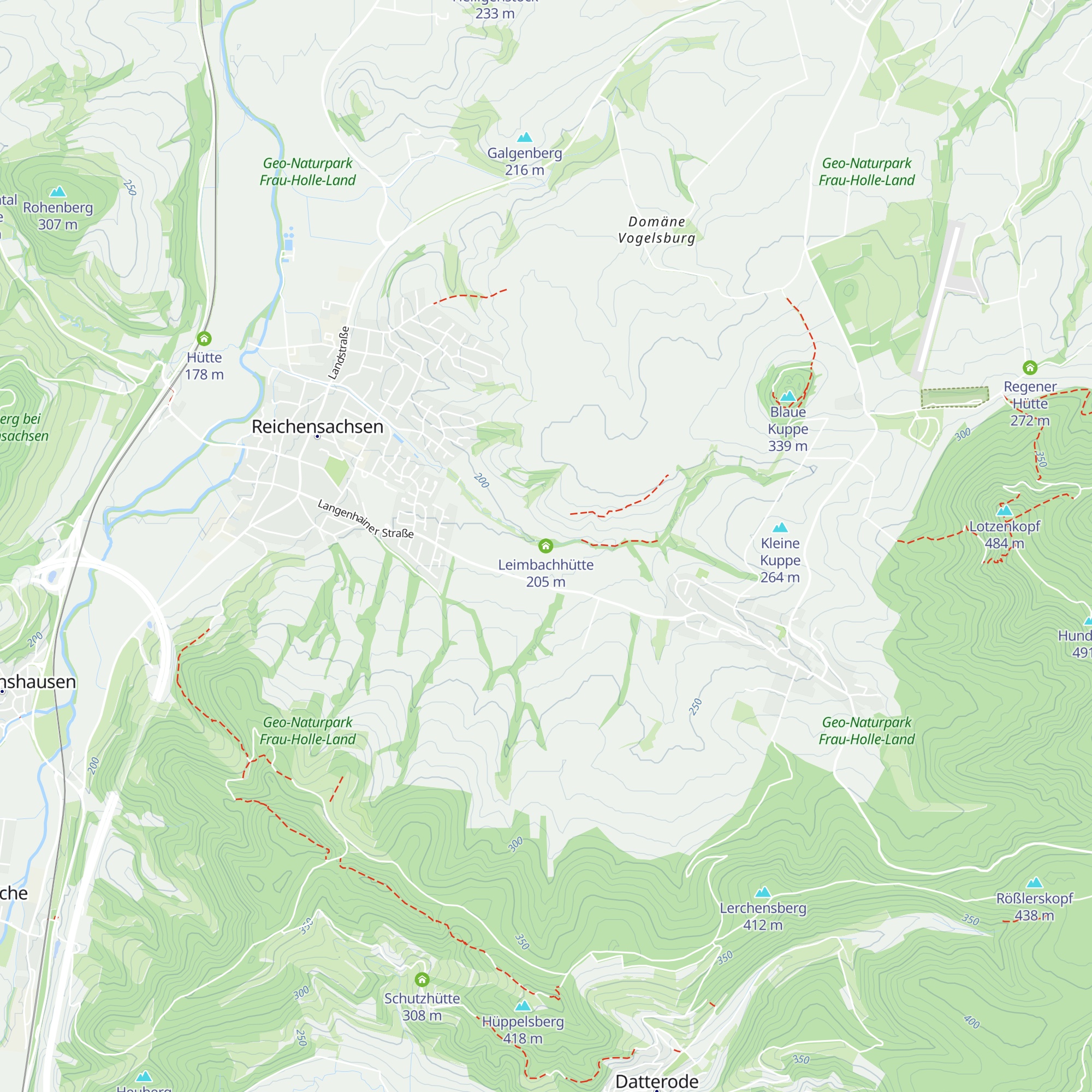 Leimbachhütte map