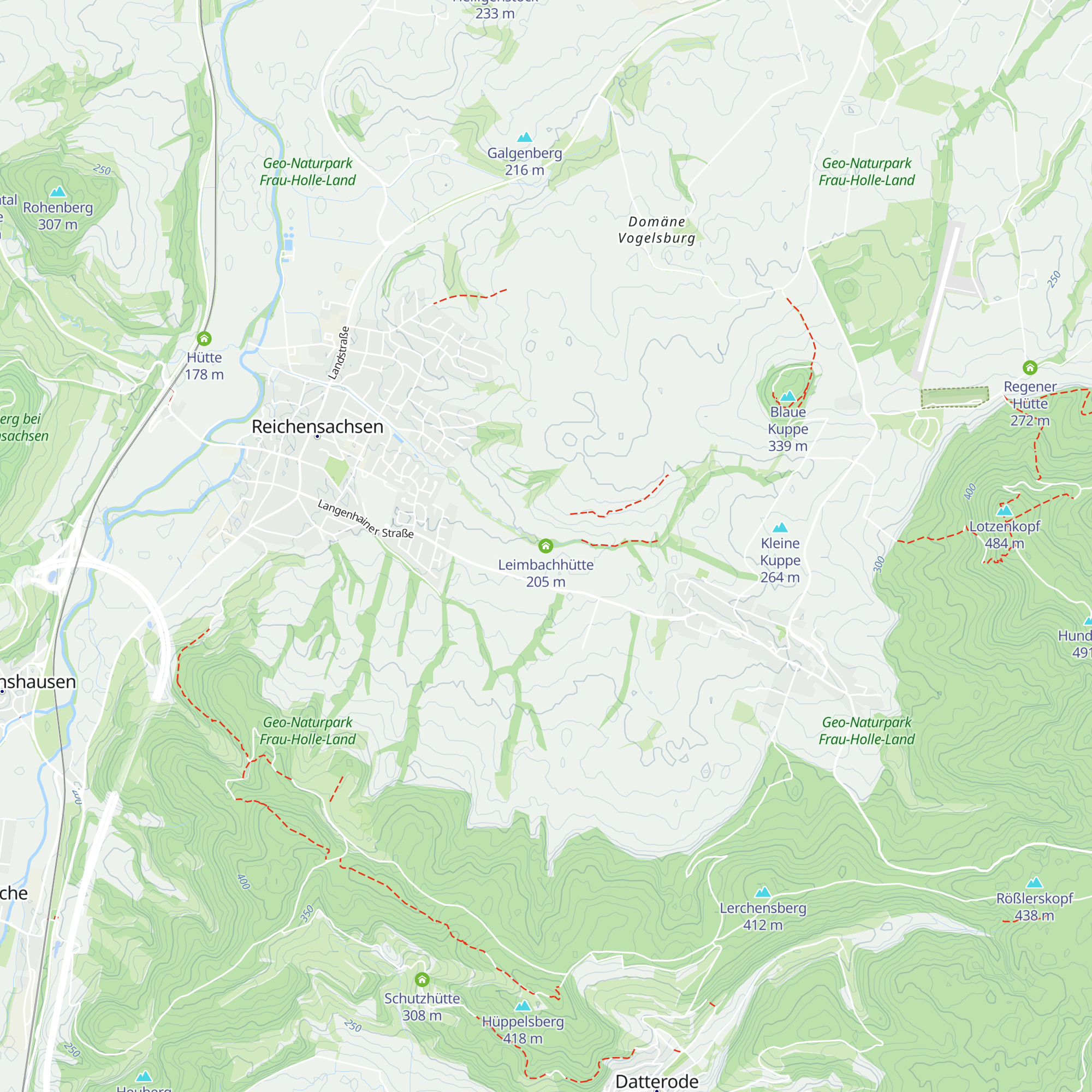 Leimbachhütte map