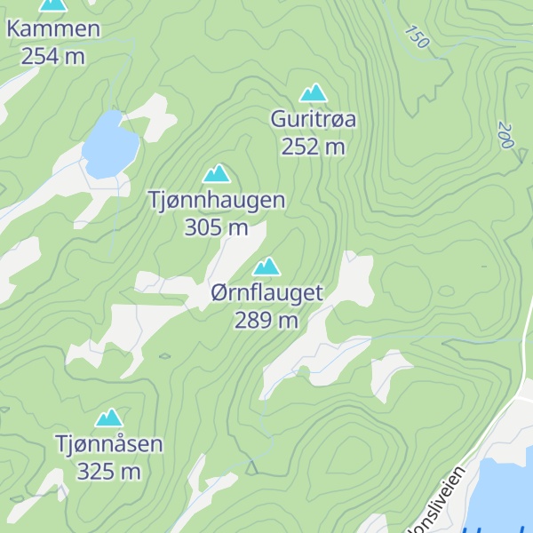Map of Ørnflauget