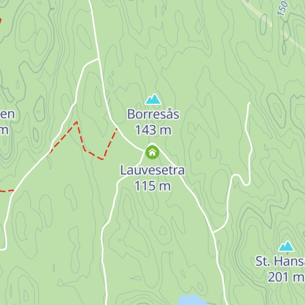 Map of Lauvesetra
