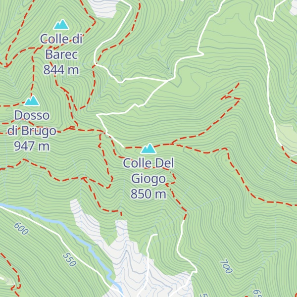Map of Colle Del Giogo