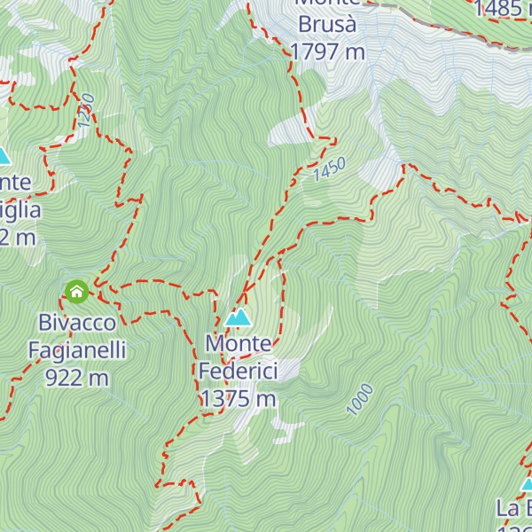 Map of Bivacco Matale (Dadà Oriente)