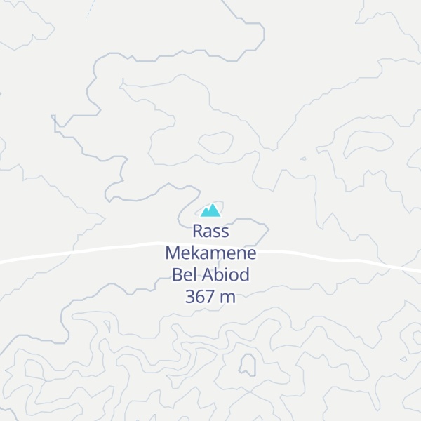 Map of Rass Mekamene Bel Abiod