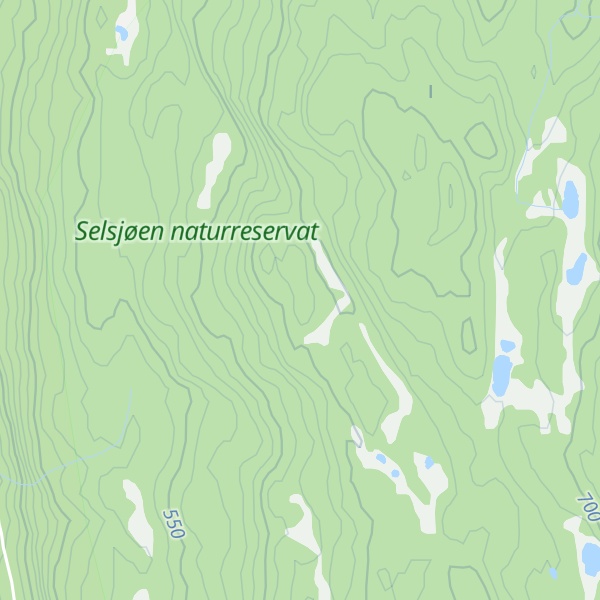 Map of Nedre Skriudalshøgda