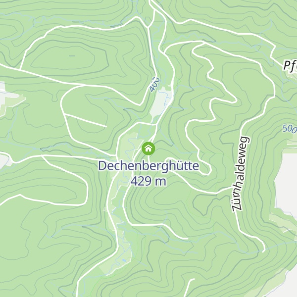 Map of Dechenberghütte