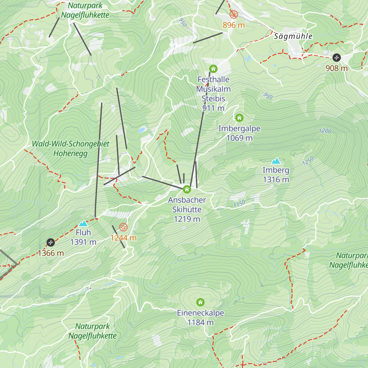Imberghaus map