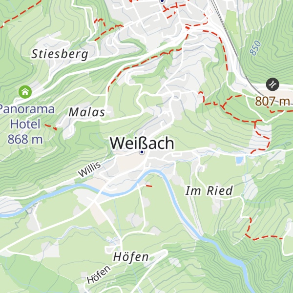 Map of Königlich Bayrische Enzianhütte