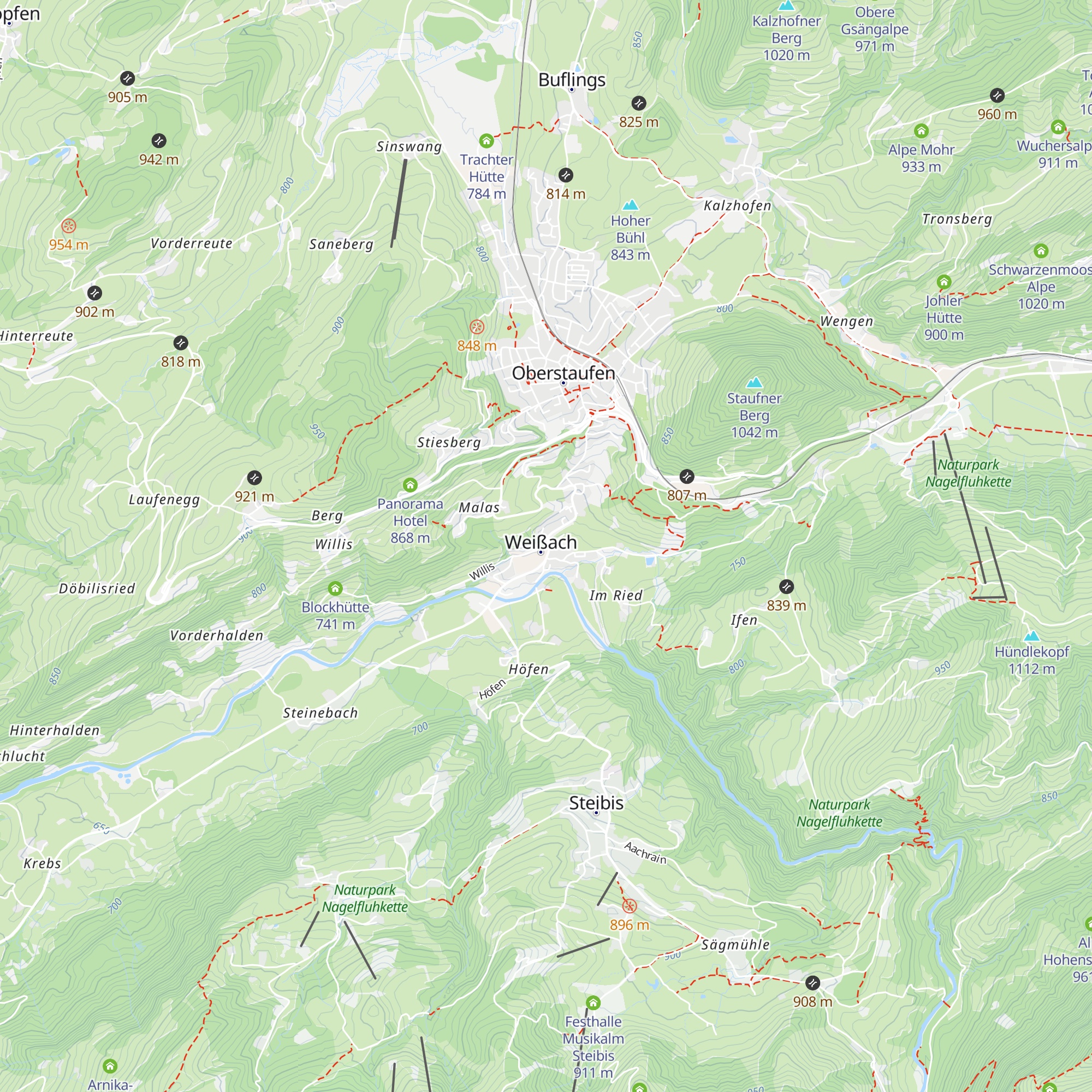 Königlich Bayrische Enzianhütte map