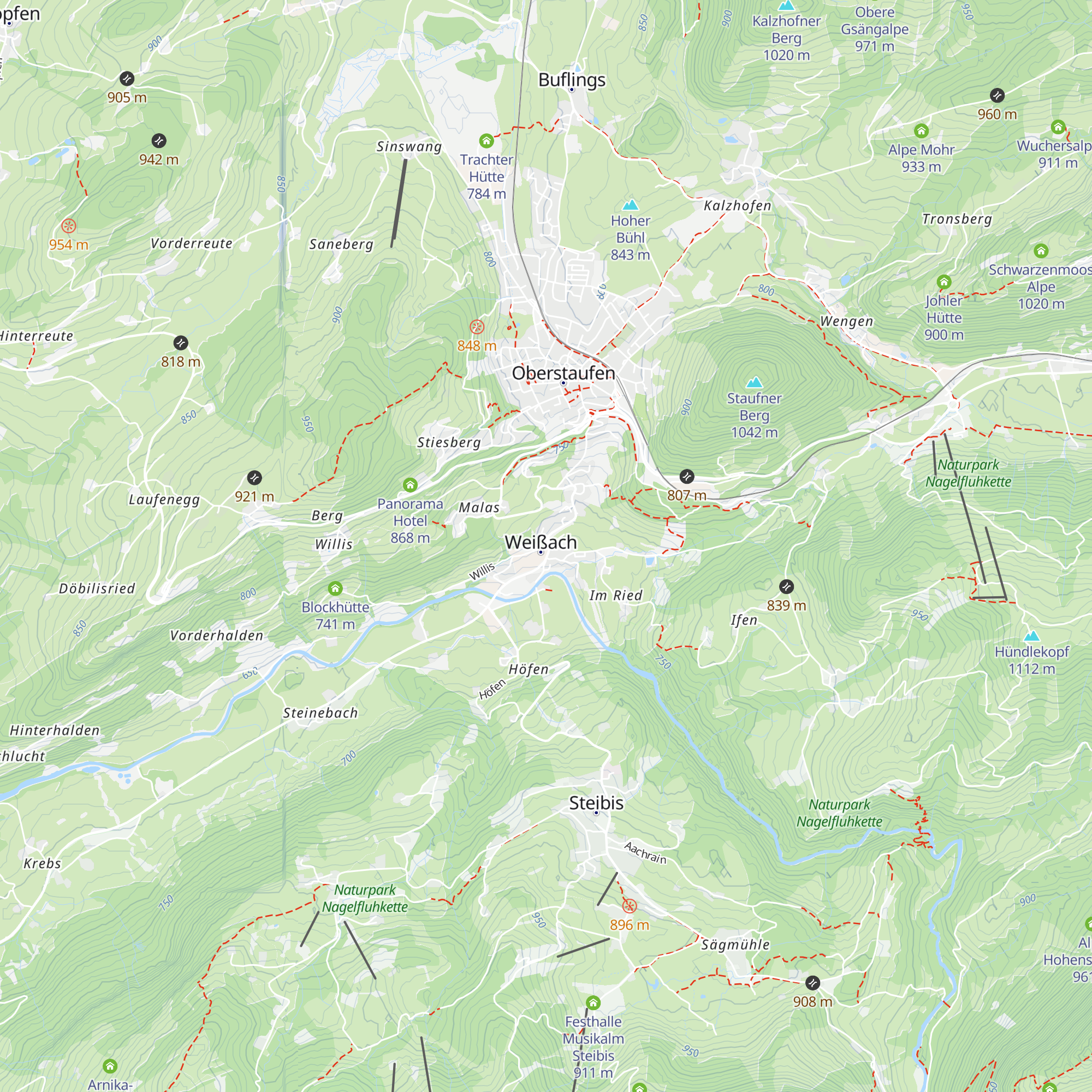 Königlich Bayrische Enzianhütte map