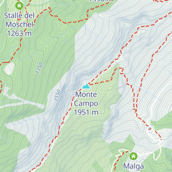 Map of Monte Campo