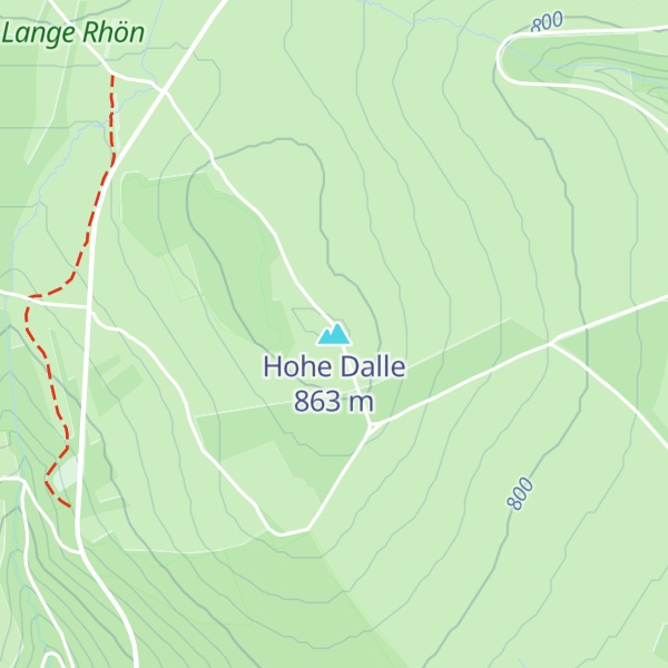 Map of Hohe Dalle