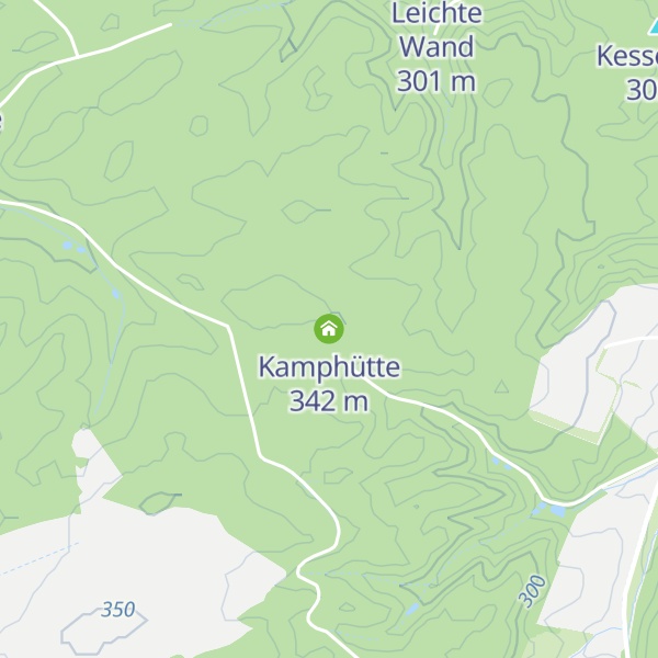 Map of Kamphütte