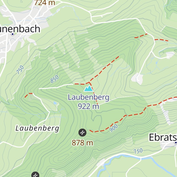 Map of Laubenberg