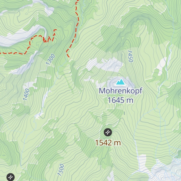 Map of Hintere Unterspitzalpe